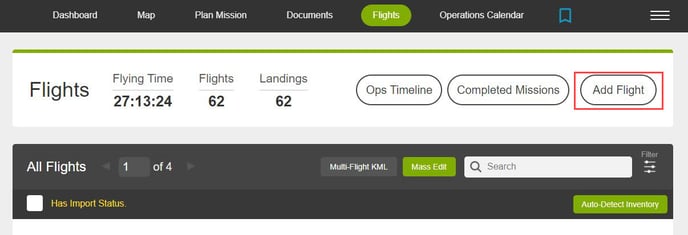 dronelogbook add flight2