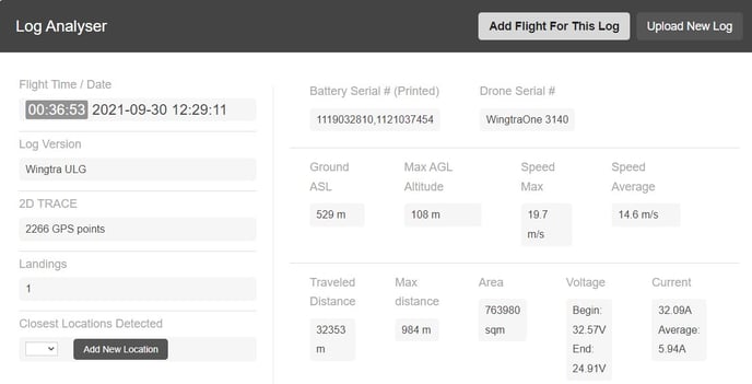 dronelogbook log analyzer
