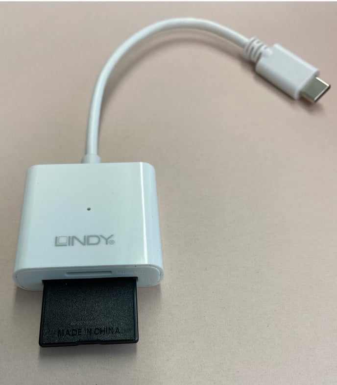 new SD card adapter with card