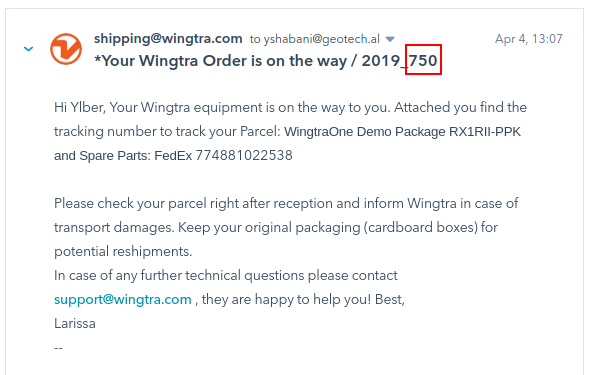 shipment_email_wingtra