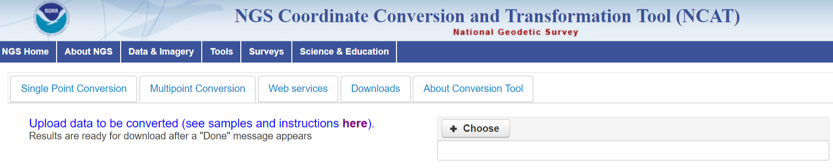2018-09-18 16_16_05-NGS Coordinate Conversion and Transformation Tool (NCAT)