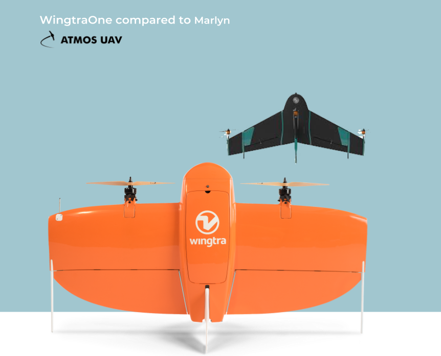 Wingtra Marlyn Atmos UAV comparison