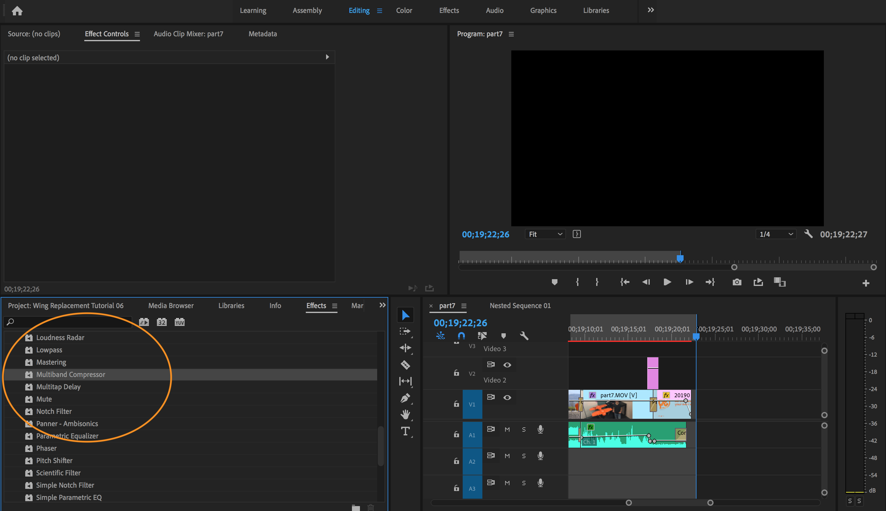 multiband compressor on Effects